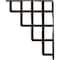 Ekena Millwork Diane Wrought Iron Bracket, (Single center brace), Antiqued Bronze 1 1/2"W x 10"D x 12"H BKTM01X10X12SDIABZ - alternate 4